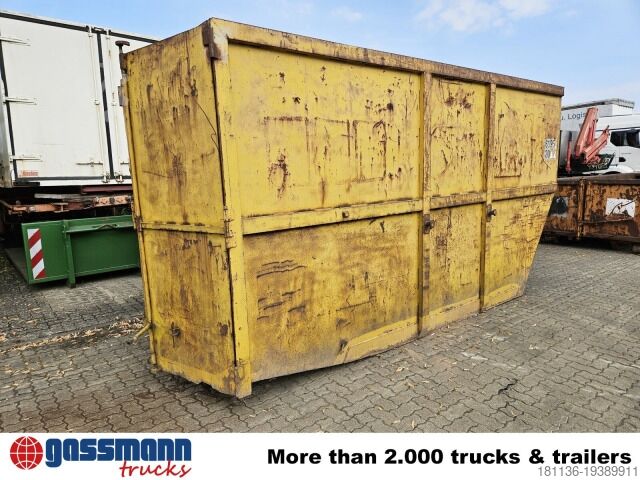 Abrollcontainer  Absetzcontainer ca. 17m³ offen mit Flügeltüren