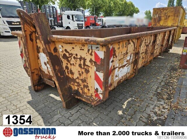 Roll-off container  Abrollcontainer mit Flügeltür ca. 15m³
