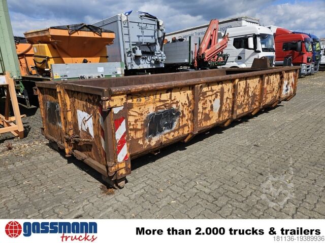 Roll-off container  Abrollcontainer mit Flügeltür ca. 15m³