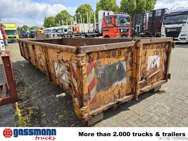 Roll-off container  Abrollcontainer mit Flügeltür ca. 15m³