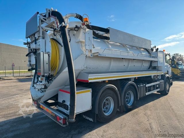 Saugwagen SCANIA P360 Euro 6 6x4 Hvidtved Larsen FlexLine 312