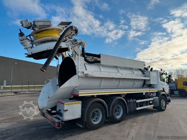 Saugwagen SCANIA P360 Euro 6 6x4 Hvidtved Larsen FlexLine 312