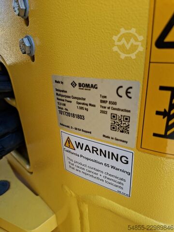 Landmaschine Bomag BMP8500 m. Kohler Motor