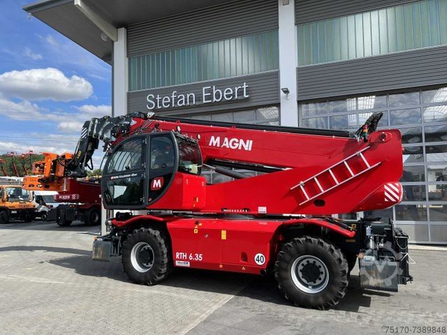 Teleskoparmstapler MAGNI Magni RTH 6.35 SH / Fällkran / Westtech CS750