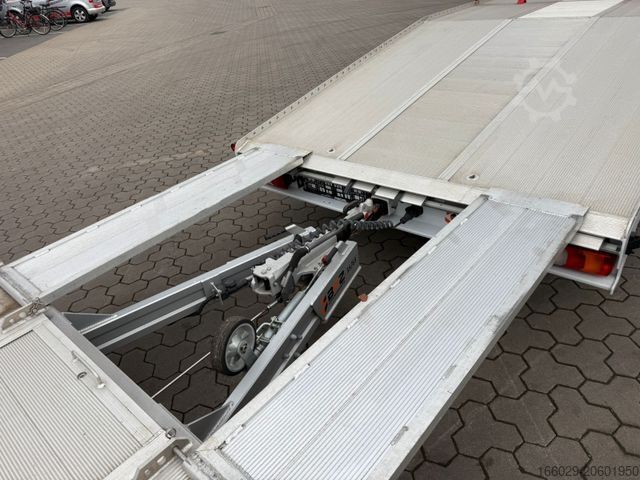 Car carrier truck MERCEDES-BENZ Atego 918L Autotransporter mit BFZ Anhänger