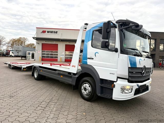 Car carrier truck MERCEDES-BENZ Atego 918L Autotransporter mit BFZ Anhänger