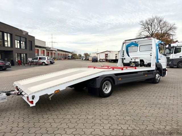 Car carrier truck MERCEDES-BENZ Atego 918L Autotransporter mit BFZ Anhänger