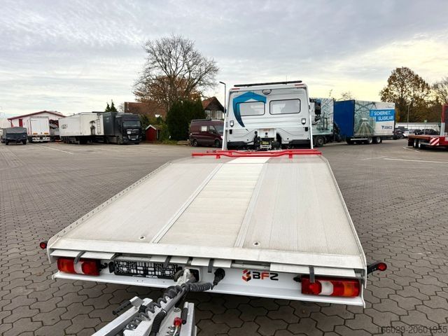 Car carrier truck MERCEDES-BENZ Atego 918L Autotransporter mit BFZ Anhänger