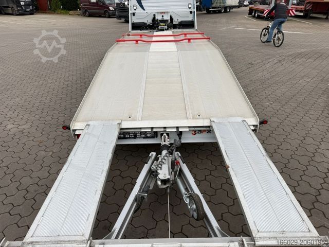 Car carrier truck MERCEDES-BENZ Atego 918L Autotransporter mit BFZ Anhänger