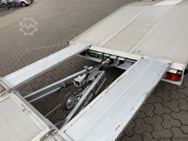 Car carrier truck MERCEDES-BENZ Atego 918L Autotransporter mit BFZ Anhänger