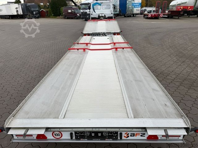Car carrier truck MERCEDES-BENZ Atego 918L Autotransporter mit BFZ Anhänger