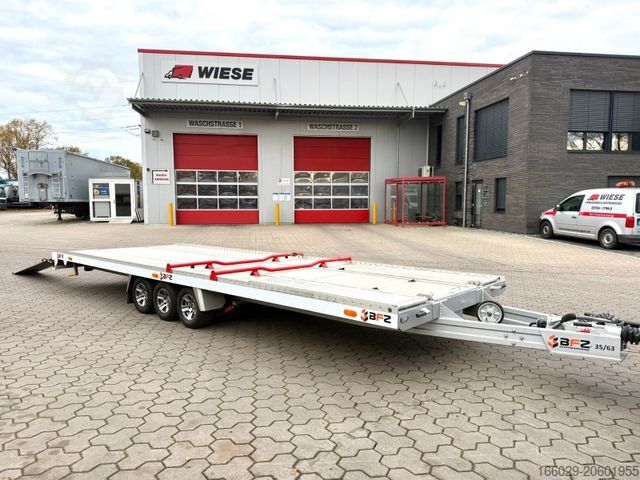 Car carrier truck MERCEDES-BENZ Atego 918L Autotransporter mit BFZ Anhänger