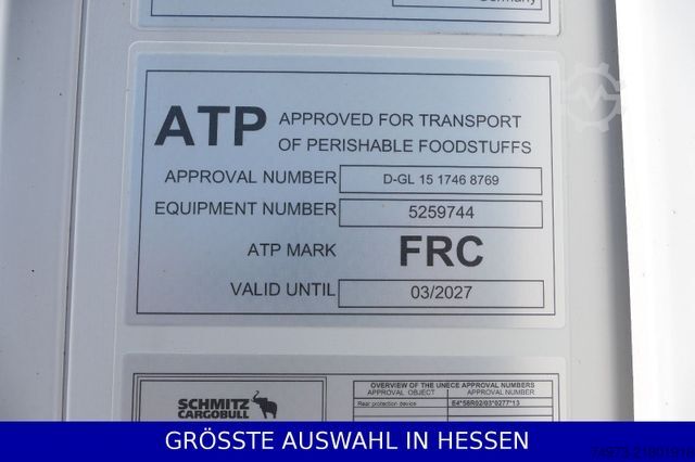 Reefer semitrailer SCHMITZ CARGOBULL Blumenbreite Liftachse Palettenkasten ¤559mtl.