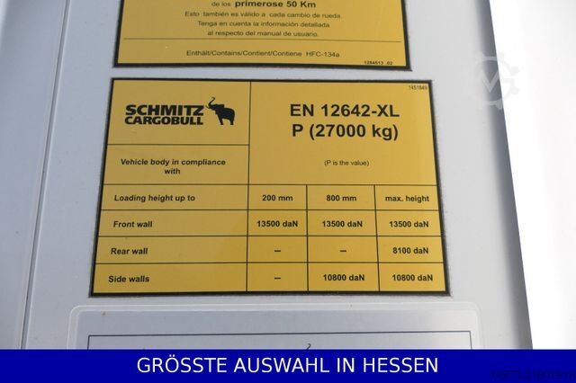Reefer semitrailer SCHMITZ CARGOBULL Blumenbreite Liftachse Palettenkasten ¤559mtl.