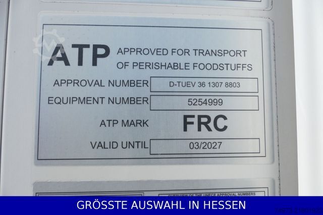 Reefer semitrailer SCHMITZ CARGOBULL Doppelstock Blumenbreite Palettenkasten ¤599mtl.