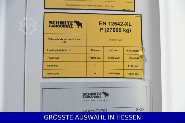 Reefer semitrailer SCHMITZ CARGOBULL Doppelstock Blumenbreite Palettenkasten ¤599mtl.