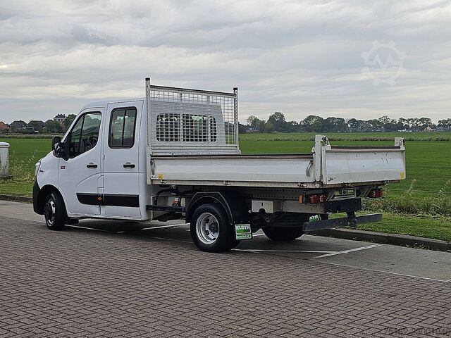 RENAULT MASTER 2.3 Dubbele Cabine Kipper Kist Dubbellucht Airco 3.5T-Trekhaak Euro6 145Pk! RENAULT MASTER 2.3 Dubbele Cabine Kipper Kist Dubbelluc...