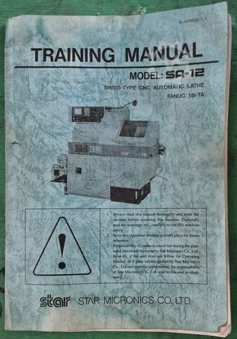 Automatic lathe STAR Micronics SA 12