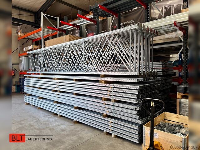 Heavy duty shelf ca. 30,8 lfm. Dexion P90 Palettenregale H:6,5m Fachlast: 3000kg Schwerlastregale