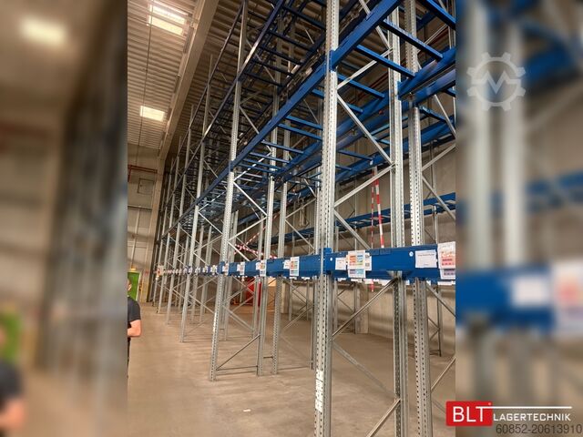Heavy-duty industrial shelving 93 lfm SSI Schäfer PR600 Palettenregale H:1150cm , 4000 kg Fachlast Hochregale