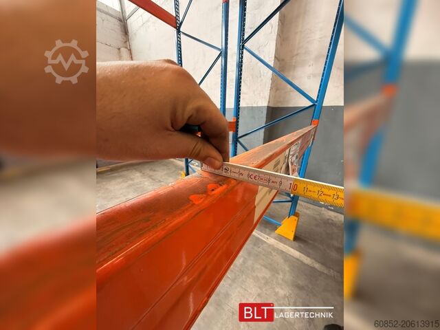 Heavy-duty industrial shelving ca. 33,3 lfm Stow Palettenregale H:700cm 3200 kg Fachlast Boden +3 , Hochregale