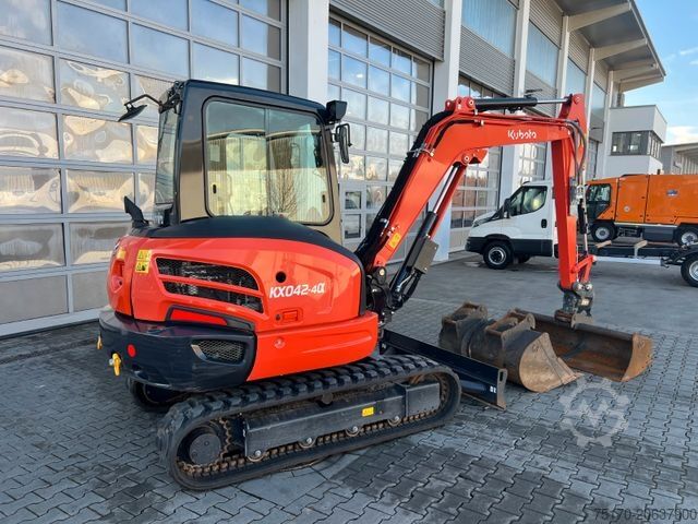 Mini excavator KUBOTA KX042-4A / nur 1.462h! / 2022