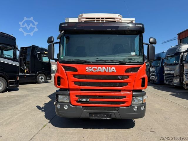 Refrigerated truck SCANIA P 280 Kühlkoffer mit BÄR Ladebordwand / Kiesling