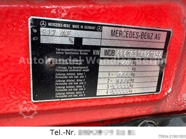 Other MERCEDES-BENZ 917 AF LF 16TS 4x4/9Si./Ablstg. auf 7,5t zGG mgl