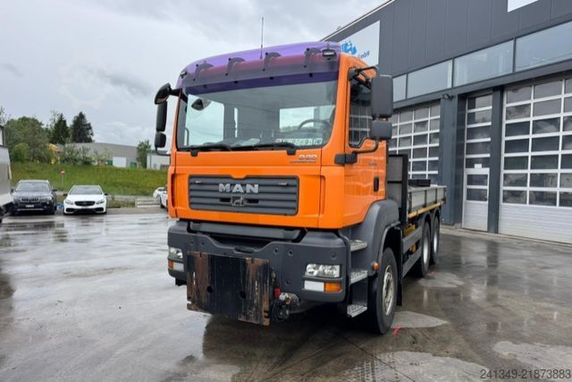 Flatbed truck MAN TGA 26.350 6x4 SWS