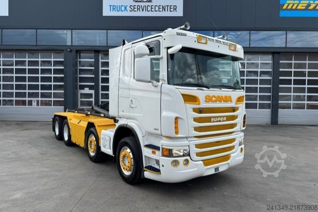 Roll-off tipper truck SCANIA G480 8x4 Abroll Sobag