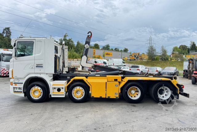 Roll-off tipper truck SCANIA G480 8x4 Abroll Sobag