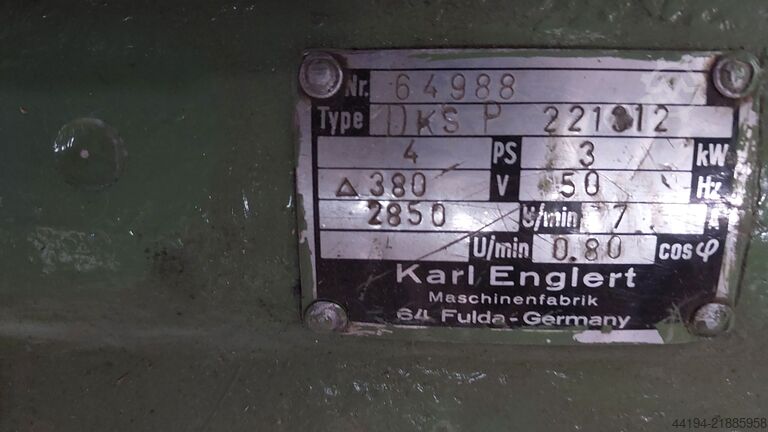 Motor for knife grinding machine Reform Messerschleifmaschine