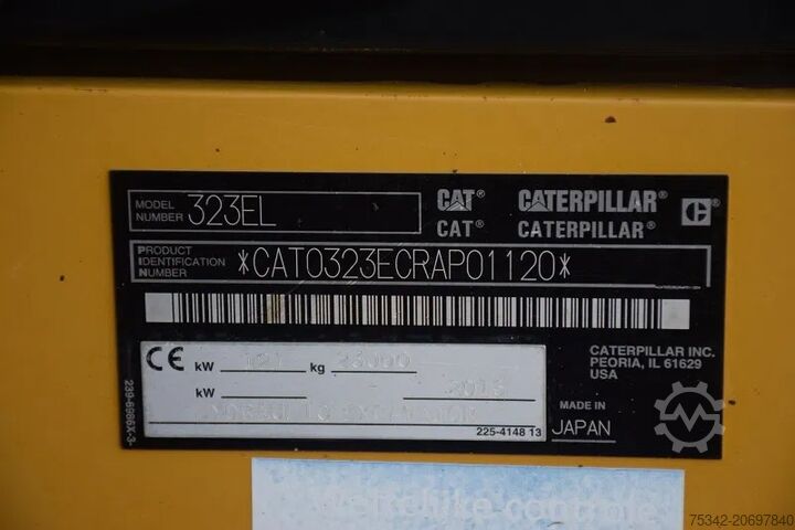 Crawler excavator Caterpillar 323E-stock id2