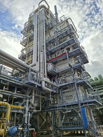 Gas Plant with Capacity 60000 Nm3/hour Hydrogen and 14500 Nm3/hour Carbon Monoxide AIR LIQUIDE HyCO