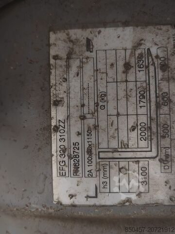 Electric - 4 wheels Jungheinrich EFG320 no battery ( 3 st paket )