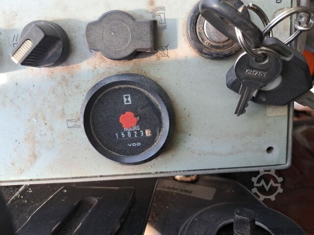 Umschlagbagger Sennebogen 850R with hydraulic rotating grapple