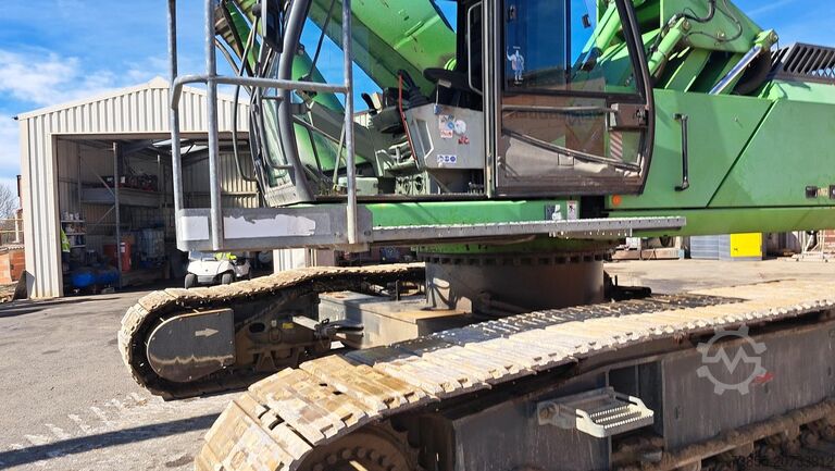 Umschlagbagger Sennebogen 850R with hydraulic rotating grapple