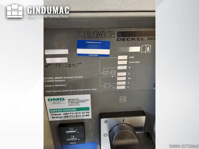 VERTIKALES BEARBEITUNGSZENTRUM DMG DECKEL MAHO DMU 50