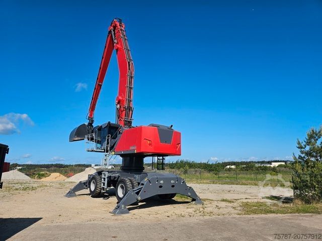 Mobilbagger FUCHS mobiler Ladekran 380/390MHL mit augeräten