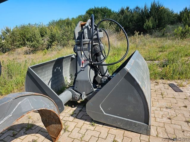 Mobilbagger FUCHS mobiler Ladekran 380/390MHL mit augeräten