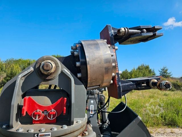 Mobilbagger FUCHS mobiler Ladekran 380/390MHL mit augeräten