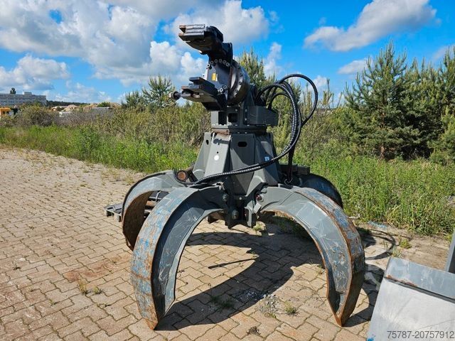 Mobilbagger FUCHS mobiler Ladekran 380/390MHL mit augeräten