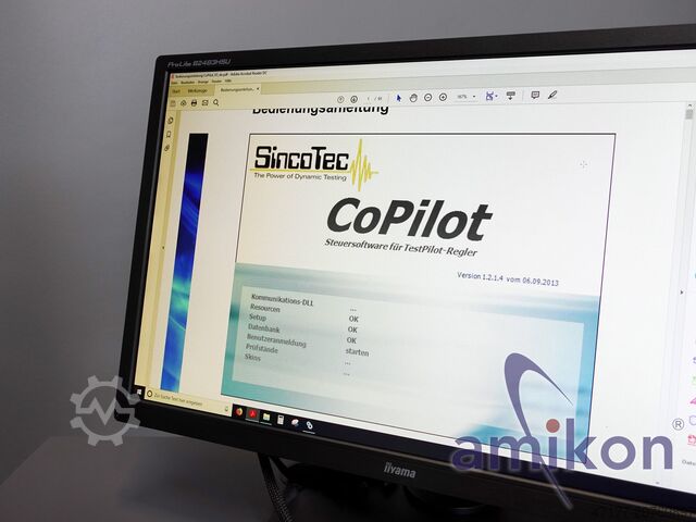 Servohydraulischer Prüfstand SincoTec Power Flow 100 kN / 2000 Nm