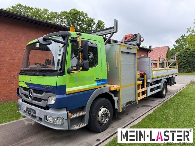 Truck mounted crane MERCEDES-BENZ 1523 Atego  PK 12001  19m Funk 62.706 km