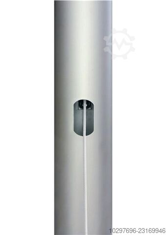 Flagpole H9m x D90mm, hard aluminum - 1 piece  