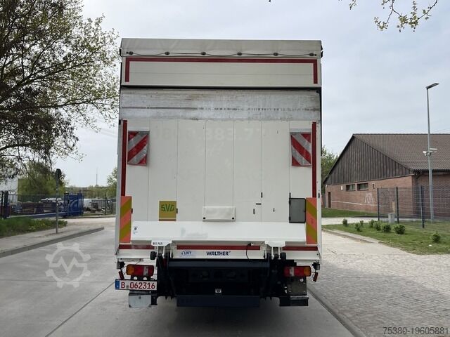 Curtain sider van man 8.180 Pritsche + Plane 3x Edscha