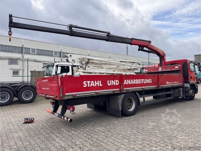Autokran MAN TGM 18.340 Langmaterial Palfinger PK13001K Funk