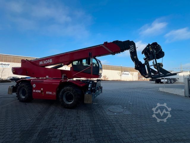 Teleskoparmstapler MAGNI Magni RTH 6.26 / nur 849h ! / Gabel / 5 t Winde