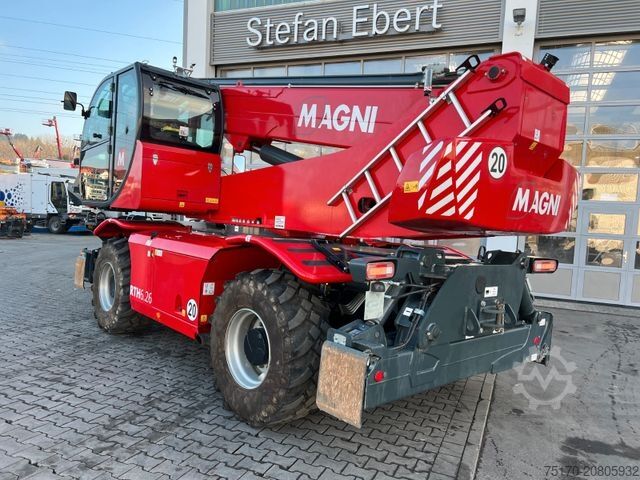 Teleskoparmstapler MAGNI Magni RTH 6.26 / nur 849h ! / Gabel / 5 t Winde