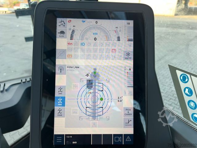 Teleskoparmstapler MAGNI Magni RTH 6.26 / nur 849h ! / Gabel / 5 t Winde